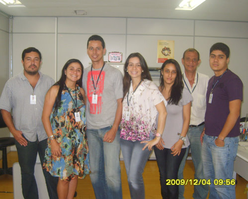 A equipe do CESOL comemora o sucesso dos empreendedores de Vitória da Conquista