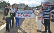 Protetores dos Animais: Ativistas saem às ruas de Conquista contra violência animal