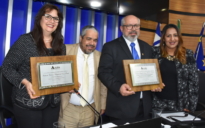 Honrarias da Assembleia Legislativa da Bahia: Fabrício Falcão entrega títulos a Valéria Vidigal e Edgard Larry