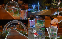 Cartão Postal: Praça Cidade Verde é ornamentada fortalecendo a Magia do Natal em Vitória da Conquista