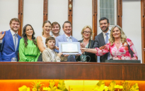 Honraria da Assembleia Legislativa da Bahia | Título de Cidadão Baiano é entregue a Fabiano Borré