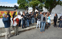 Saúde: Por melhores condições de trabalho, servidores da “20ª DIRES” protestam em Conquista