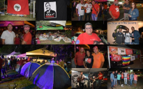 O Julgamento de Lula: militantes sindicais, sociais e partidários estão acampados em Vitória da Conquista