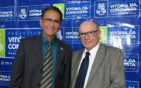 Salão Nobre da Prefeitura de Vitória da Conquista: veja as fotos das posses de Esmeraldino e Paulo César