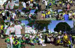 Manifestação em Vitória da Conquista | grupo patriota se reúne na defesa de Jair Bolsonaro e pela anistia