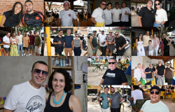 Personalidades no tradicional Bar Cai 1 | primeiros momentos do Outono em Vitória da Conquista