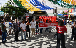 Reivindicações Trabalhistas | ato defende fim da escala 6×1 e melhores condições de trabalho em Vitória da Conquista