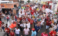 Eleições 2018: com otimismo para virada, militantes foram às ruas pró Fernando Haddad em Vitória da Conquista