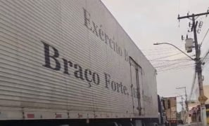 Curiosidade na Cidade | comboio do Exército Brasileiro chama atenção em Vitória da Conquista