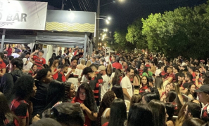 Copa Libertadores da América | Flamengo vence o Palmeiras e anima torcedores em Vitória da Conquista