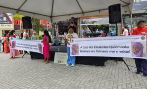 Educação e Inclusão | manifestação cobra permanência da Casa do Estudante Quilombola em Vitória da Conquista