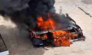 Incêndio em Irecê | três ônibus da Cidade Sol são atingidos e destruídos pelo fogo em garagem