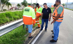 Segurança na Avenida Caracas | defensas metálicas após tragédia e fortes chuvas em Vitória da Conquista