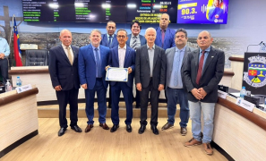 Homenagem | Câmara de Vitória da Conquista entrega Moção de Aplauso à Primeira Igreja Batista Bíblica pelos 126 anos