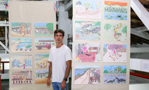 Exposição no Mercado das Artes de Brumado | Magno Rocha apresenta “Intersecções Entre o Olhar e o Traço”