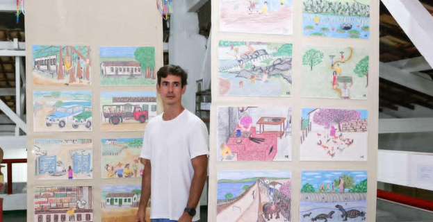 Exposição no Mercado das Artes de Brumado | Magno Rocha apresenta “Intersecções Entre o Olhar e o Traço”