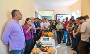 Dia do Gari | trabalhadores da limpeza pública são homenageados com café da manhã em Vitória da Conquista