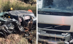 Tragédia na  Estrada | gravíssimo acidente deixa uma mulher morta e três familiares feridos na MGC-188