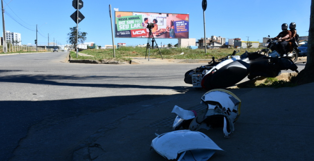 Tragédia na Avenida Laura Nunes | motociclista morre em grave acidente na Zona Leste de Vitória da Conquista