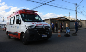Resgate de Urgência | Mulher fica ferida após acidente de trânsito na Zona Oeste de Vitória da Conquista