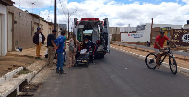 Resgate de Urgência na Vila América | motociclista ferido em acidente na Zona Sul de Vitória da Conquista