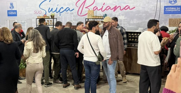 Turismo & Cultura | estande apresenta vocação econômica, cafés e atrativos de Vitória da Conquista