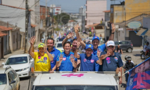 Eleições 2026 | carreata de ACM Neto com 20 quilômetros marca passagem em Vitória da Conquista