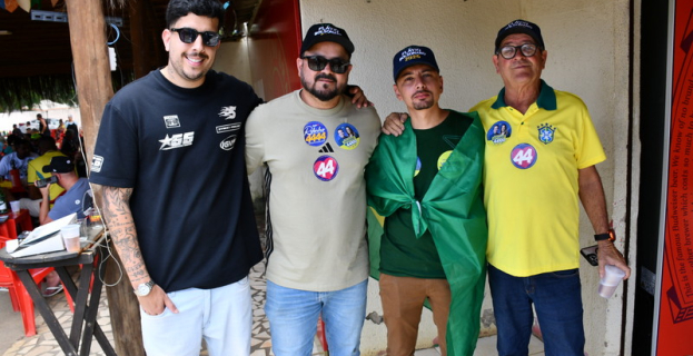 Eleições 2026 | com Sheila e Alan, Flávio Bolsonaro faz primeiro ato público em Vitória da Conquista