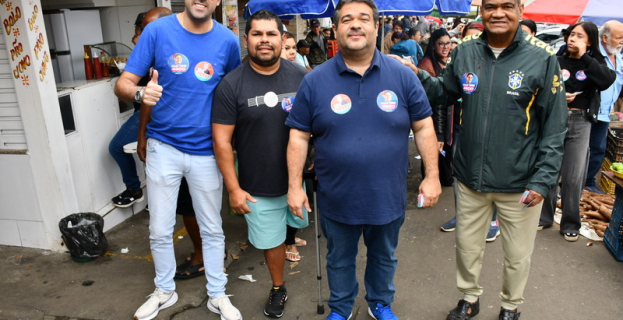 Eleições 2026 | em campanha, Ivan Cordeiro realiza corpo a corpo na Central de Abastecimento de Vitória da Conquista