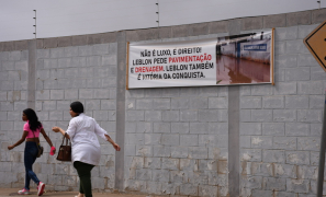 Loteamento Leblon | comunidade protesta por pavimentação asfáltica em Vitória Conquista