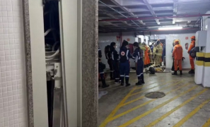 Resgate de Urgência | elevador despenca cinco andares com mulher edifício residencial em Salvador