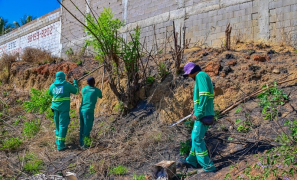 Meio Ambiente | iniciado mutirão de limpeza às margens do Rio Verruga em Vitória da Conquista