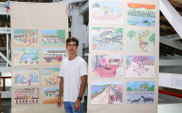 Exposição no Mercado das Artes de Brumado | Magno Rocha apresenta “Intersecções Entre o Olhar e o Traço”