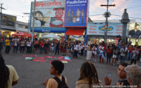 Movimentos Sociais: “Fora Temer” leva dezenas de manifestantes à Praça Pública em Vitória da Conquista