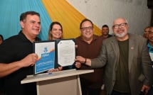 Avanço Histórico | Prefeitura de Vitória da Conquista inicia construção da primeira creche padrão FNDE