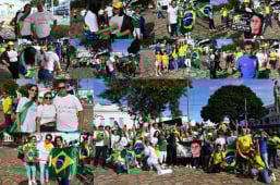 Manifestação em Vitória da Conquista | grupo patriota se reúne na defesa de Jair Bolsonaro e pela anistia