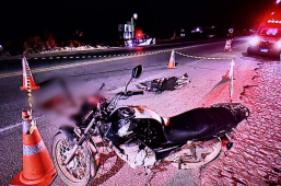 Tragédia na Lagoa das Flores | acidente de moto deixa um morto e outro ferido em Vitória da Conquista